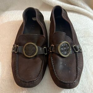 Cole Haan women’s suede shoes, brown, size 7, very soft, preowned